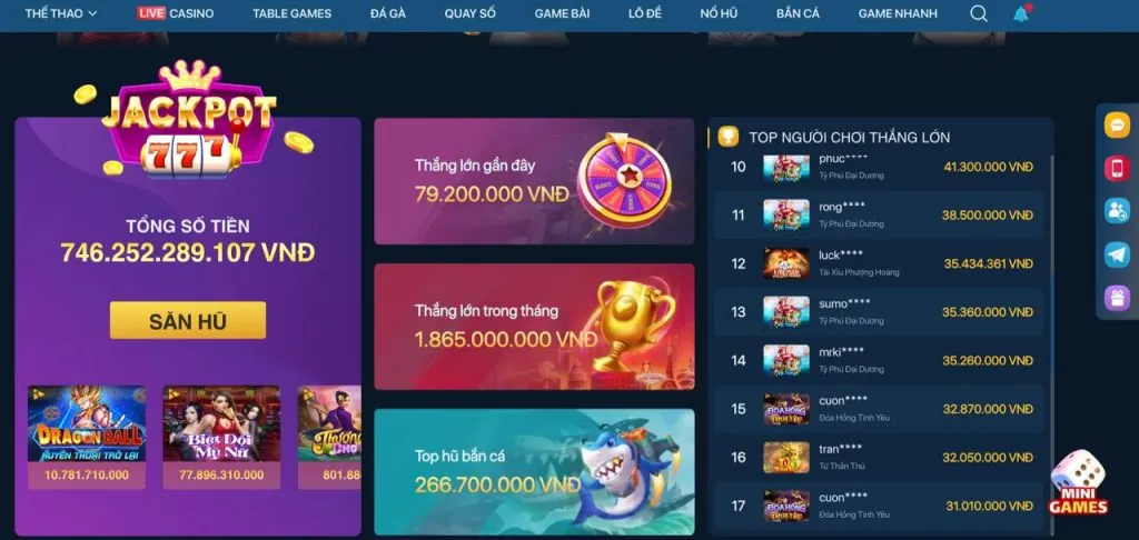 Đa dạng trò chơi Slot Game tại One88